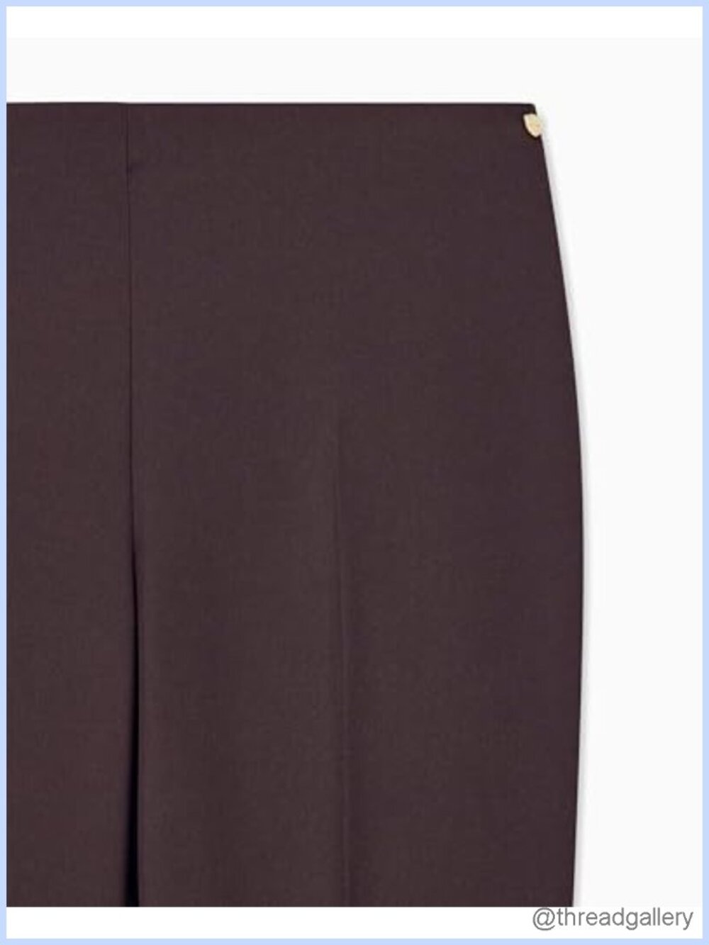 Flared Leg Trousers 100% Polyester Mid Rise Drawstring - Picture 3 of 6